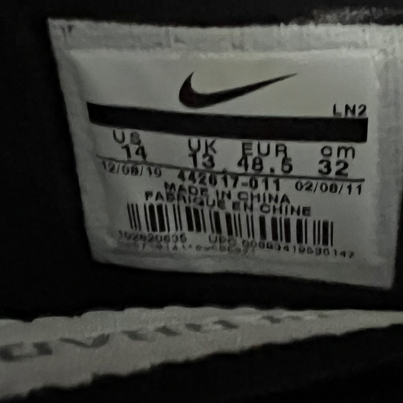 NIKE Air Zoom Super Bad 3 D Cleats (Size 14) - Picture 12 of 13